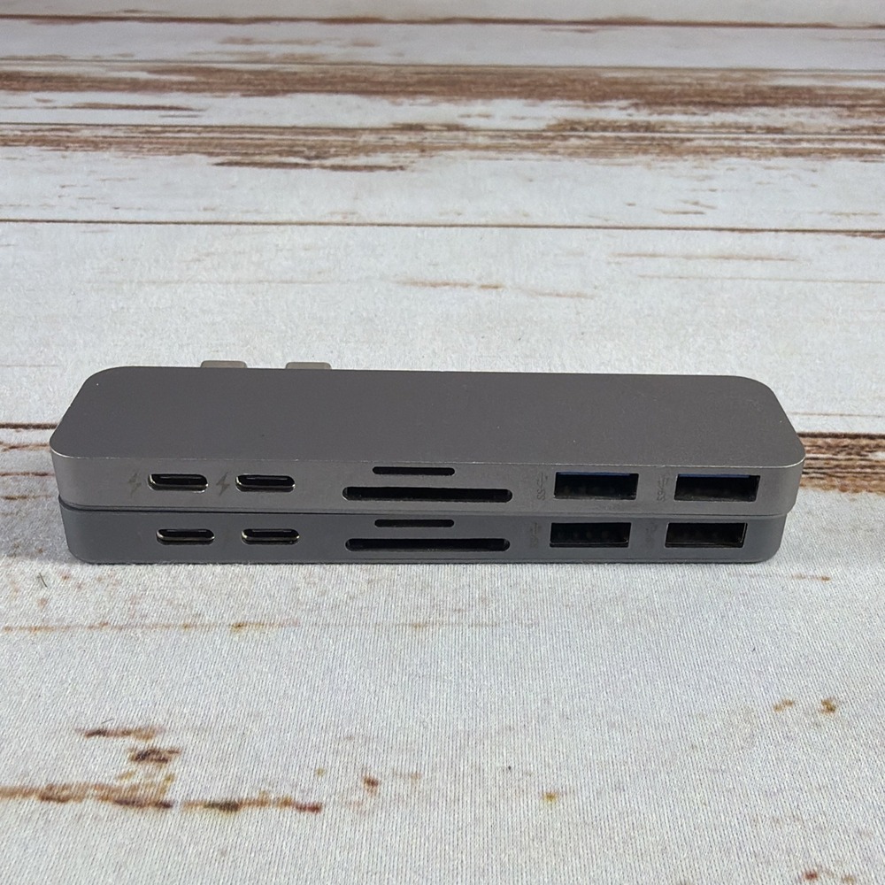 Lot of 2 HyperDrive DUO 7-in-2 USB-C Hub Adapters for MacBook Pro Used